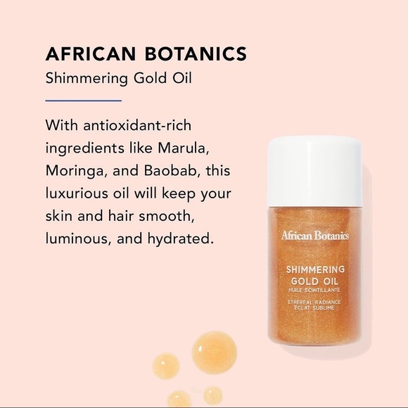 🌸African Botanics Shimmering Gold Oil🌸 - Picture 2 of 8